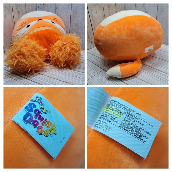 Kellytoy SquishDoos 17"t Mallora Fox Orange Buns Squishmallows Plush Toy - Picture 4 of 8
